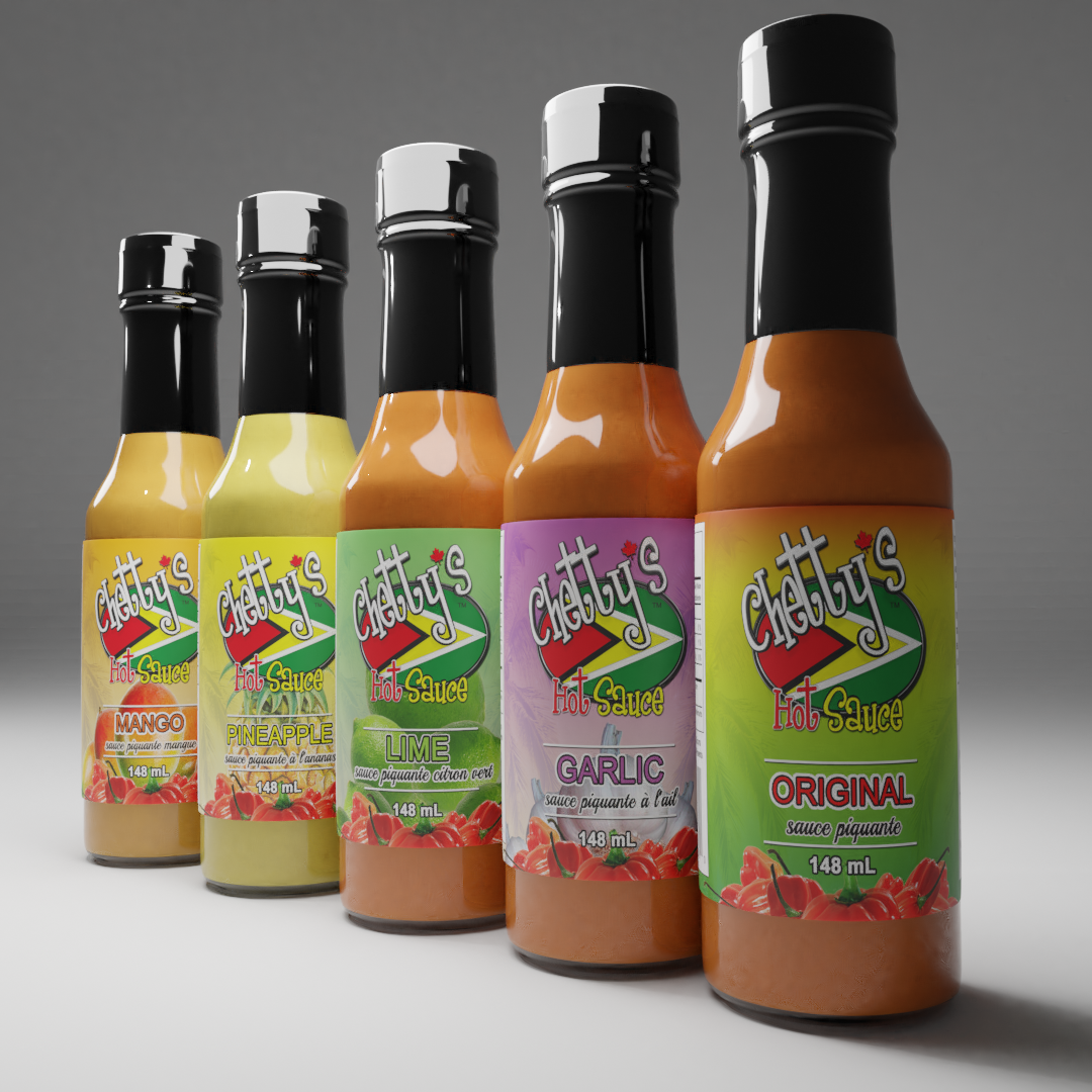 Chetty's Hot Sauce Variety 5-Pack – Chettys Hot Sauce
